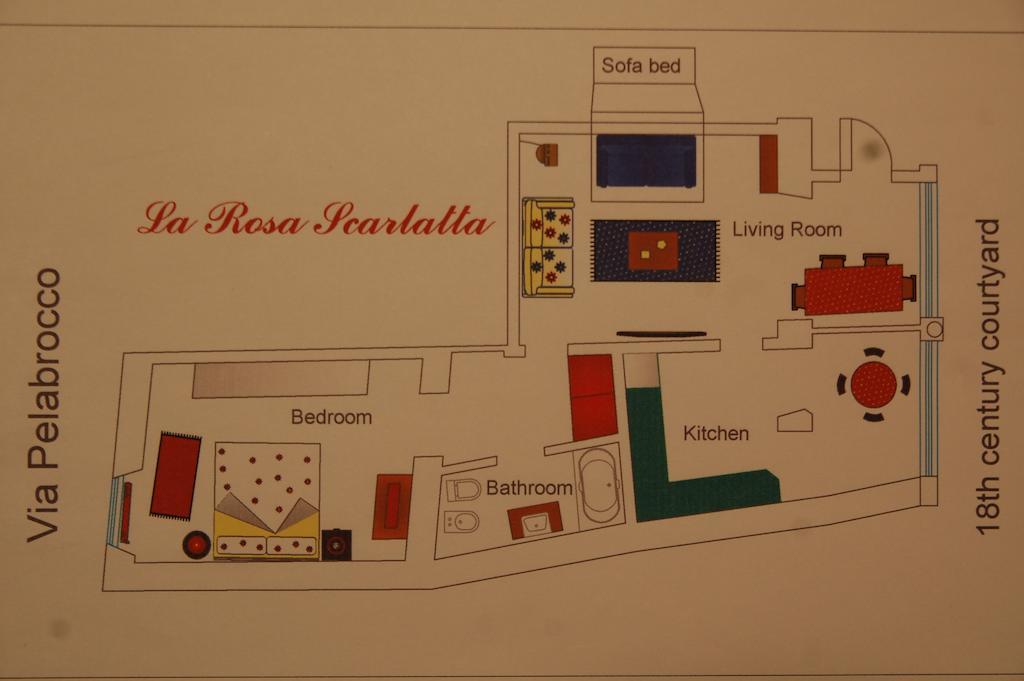 La Rosa Scarlatta Leilighet Bergamo Rom bilde